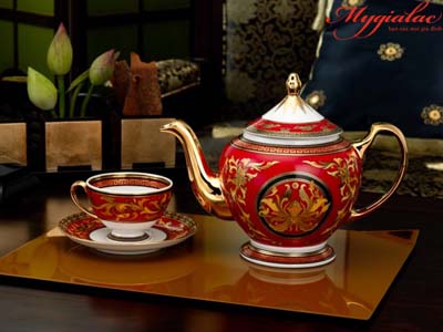 Bộ trà Hoàng Cung Quốc Sắc 0.8L